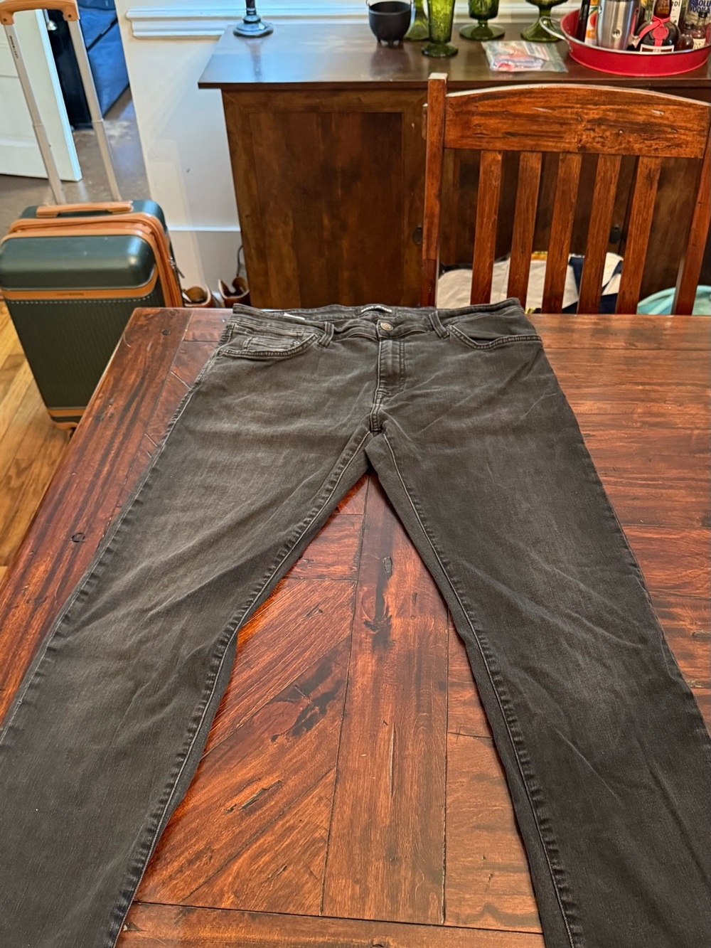 Mavi Men's Slim Straight Black Jeans